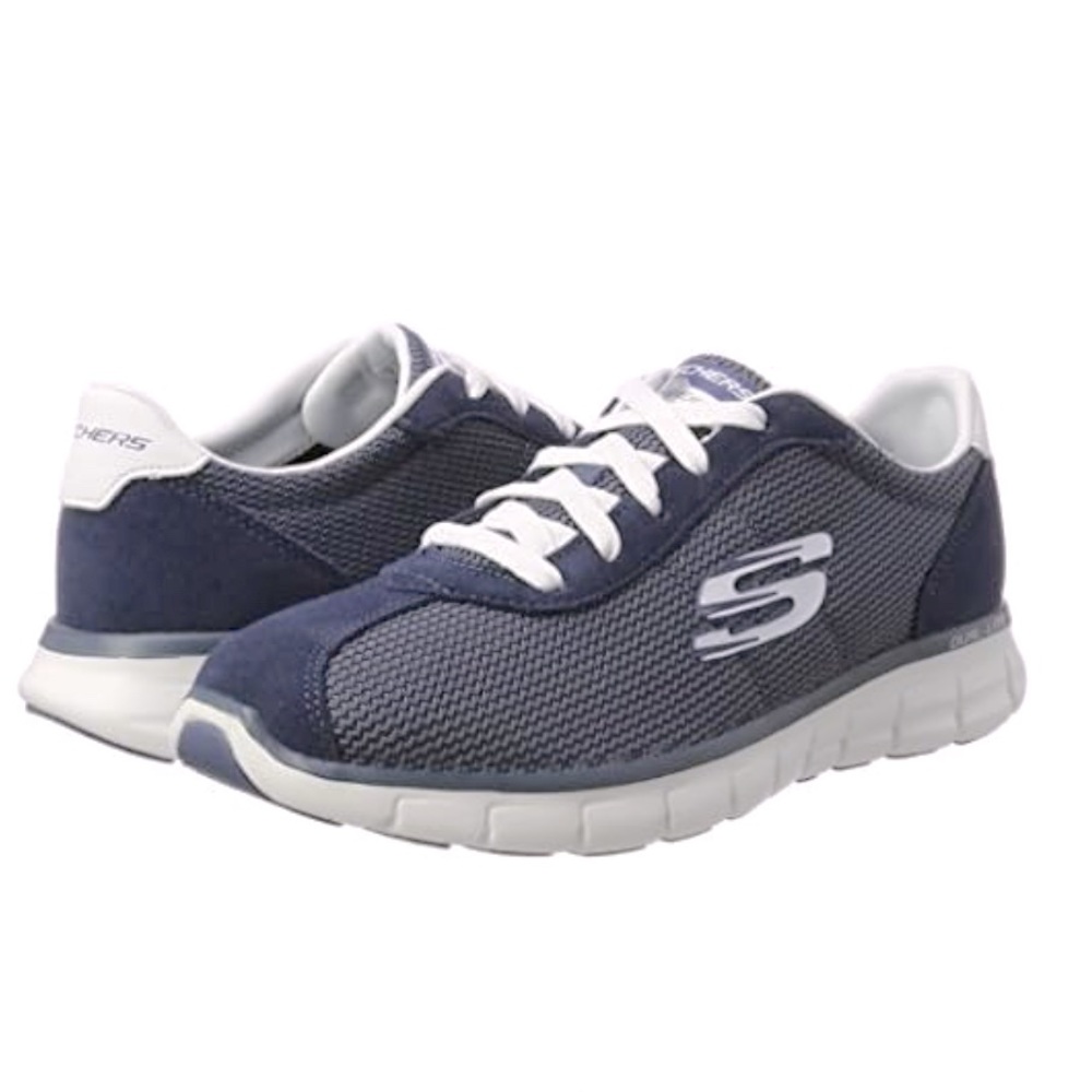 Skechers Synergy Case Closed Lace Up Memory Foam Sneakers